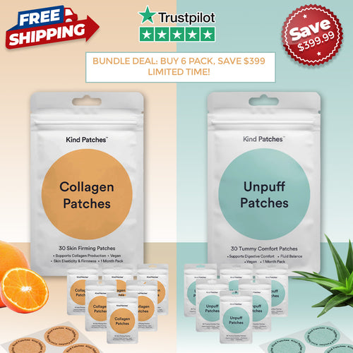 3 Collagen + 3 Unpuff Patches